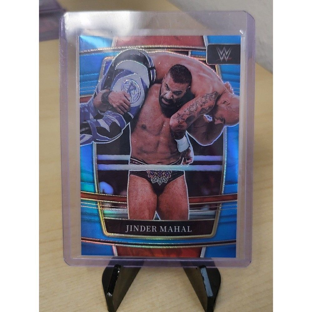 Jinder Mahal 2022 WWE Panini Select Light Blue /299
